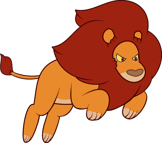 Lion Mufasa - Steven Universe Lion Drawing (542x480), Png Download