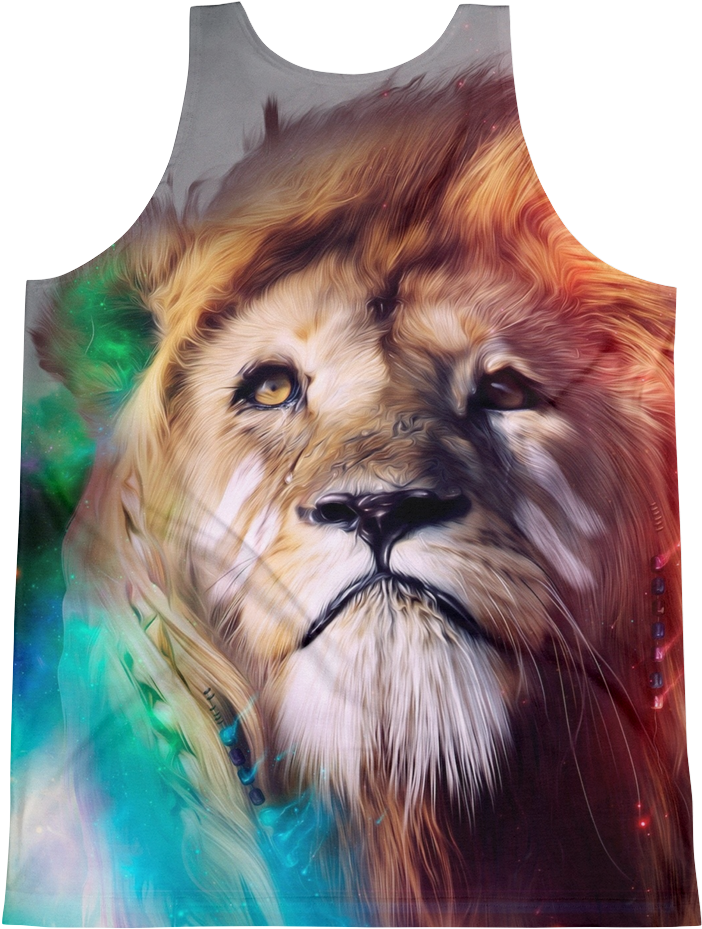 Mufasa Space Lion Tank Top - Best Walpapers (1000x1000), Png Download