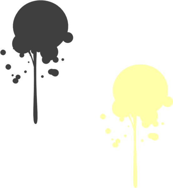 Yellow Paint Drip Moved Clip Art At Clker - Paint Drip Png Vector (552x599), Png Download