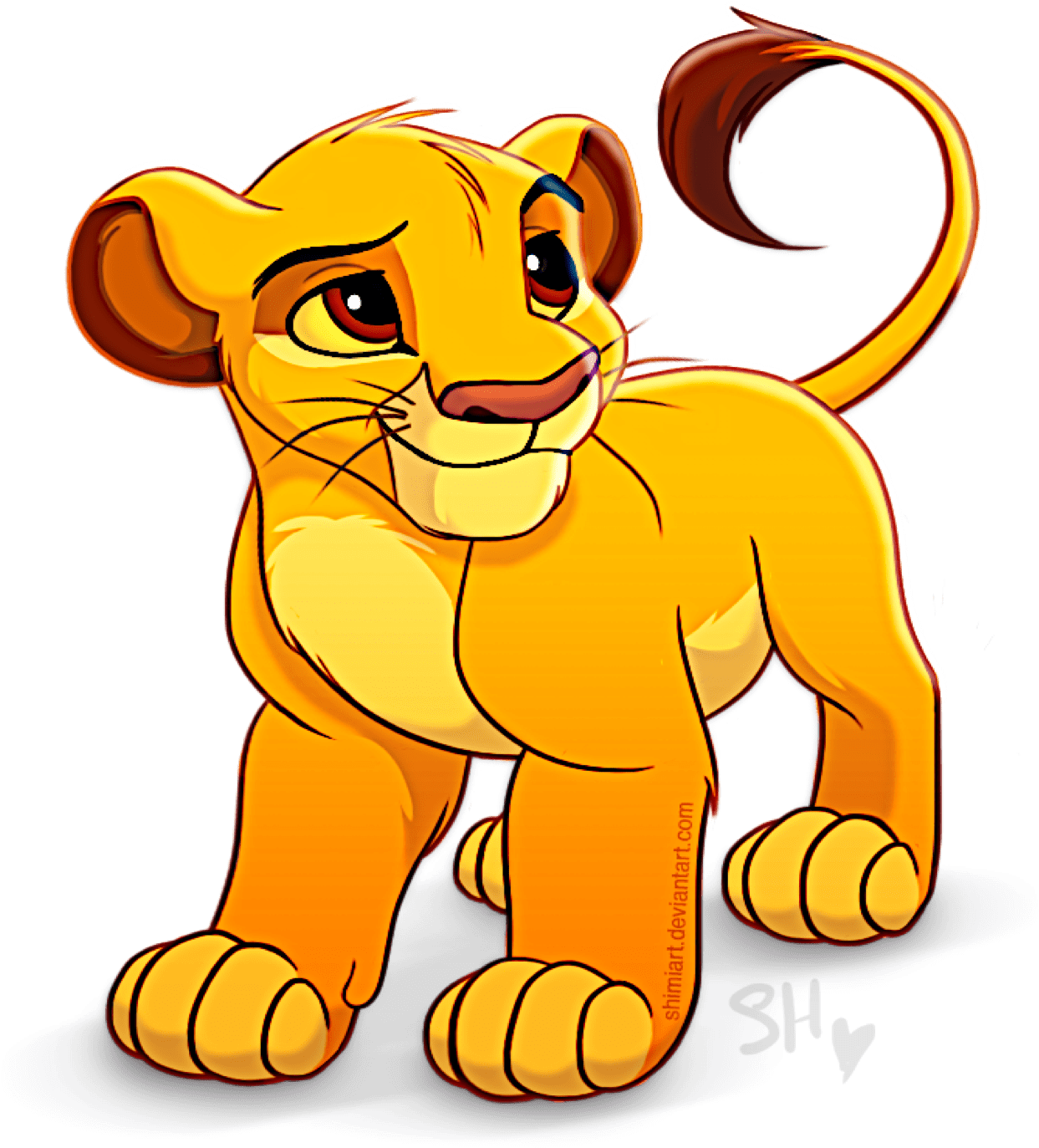 Disney Simba (1504x1612), Png Download