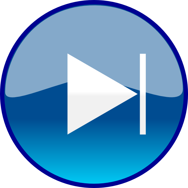 Windows Media Player Skip Forward Button Clip Art At - Pause Button (600x600), Png Download