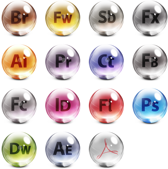 Search - Icon Adobe Glass Png (592x592), Png Download