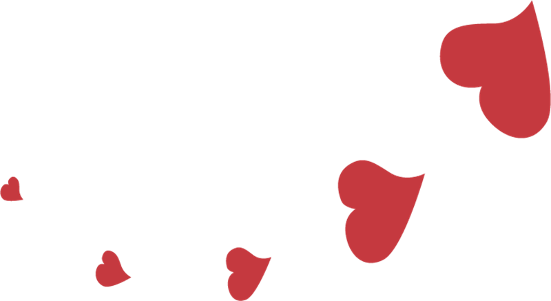 Lluvia De Corazones Png - Corazones Pequeños Con Movimiento (800x437), Png Download