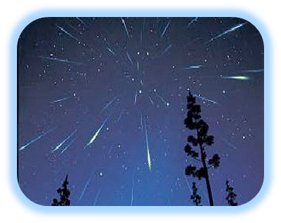 Meteoros Las Perseidas - Lluvia De Estrellas (398x315), Png Download