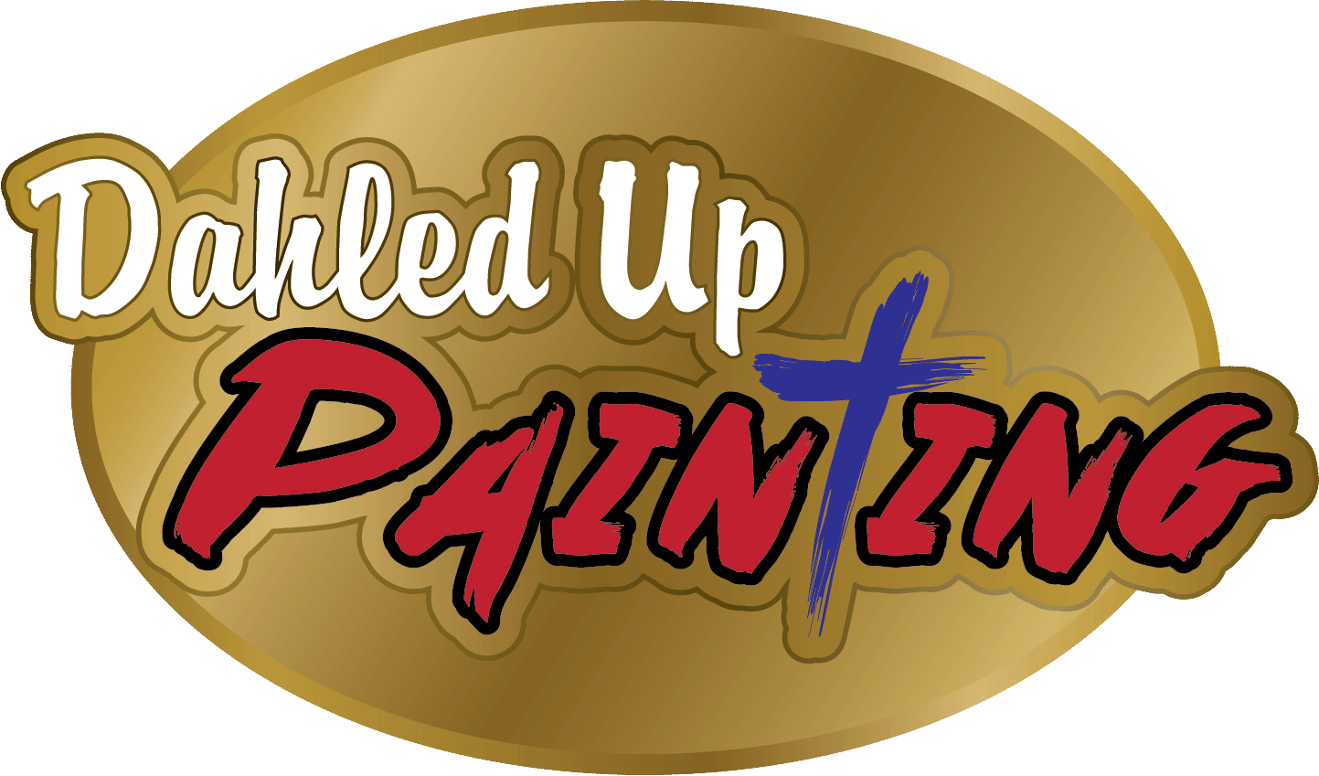 Dahled Up Painting - Calligraphy (1443x849), Png Download