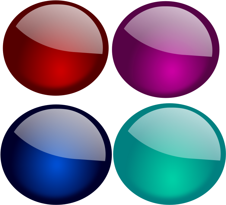 Free Glossy Orbs-1 - Clip Art (789x800), Png Download