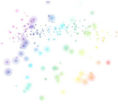 Rainbow Sparkles Transparent Background (400x400), Png Download