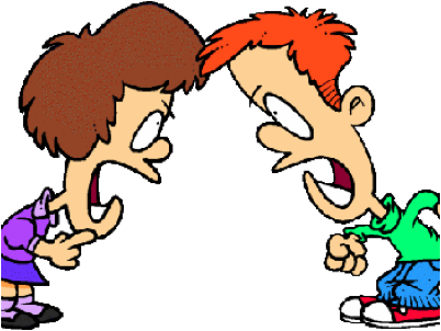 Clip Arts Related To - Kids Arguing Clipart (402x302), Png Download