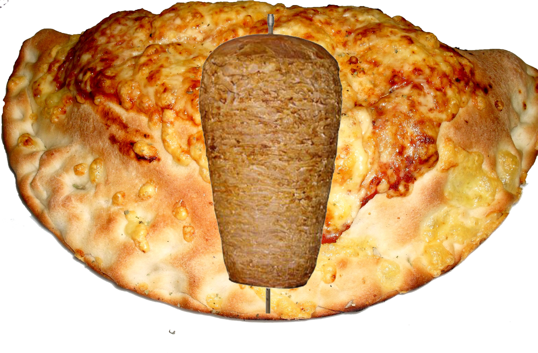 Calzone Döner - Doner Kebab (1890x1134), Png Download