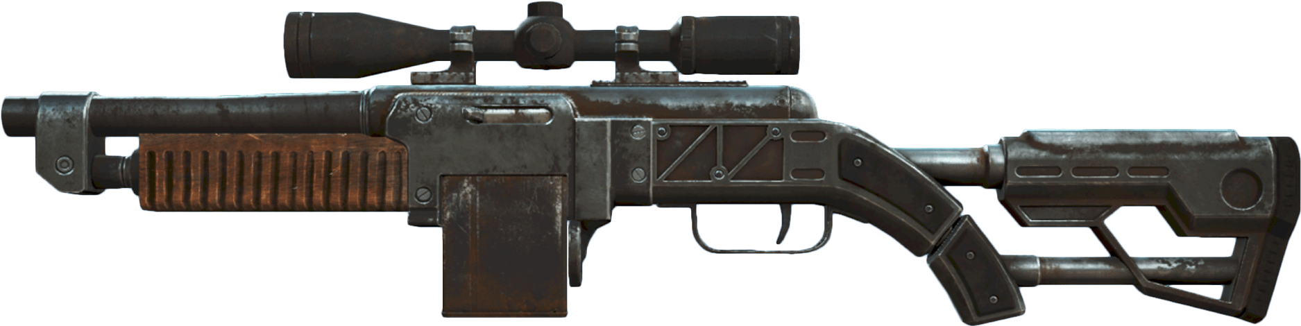 Best Sniper Rifle Fallout - Overseer's Guardian (2004x799), Png Download