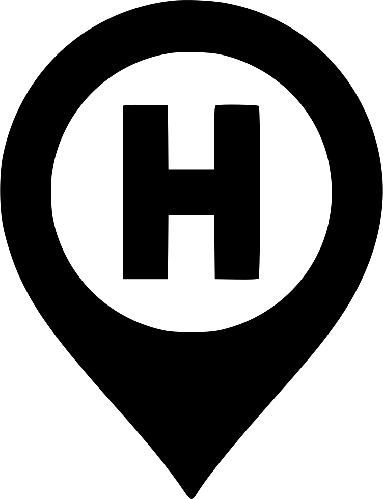 Hospital Marker Comments - Ip Address Icon Png (752x980), Png Download