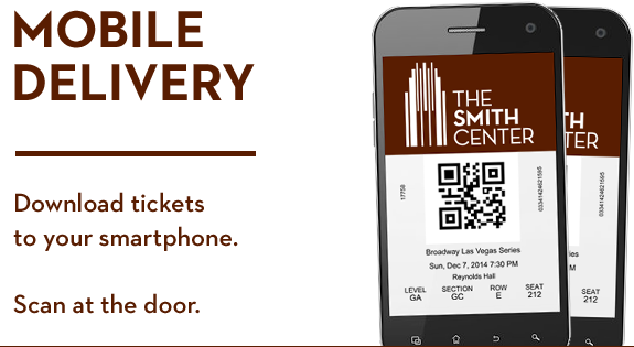 Mobile Tickets - The Smith Center For The Performing Arts (575x315), Png Download