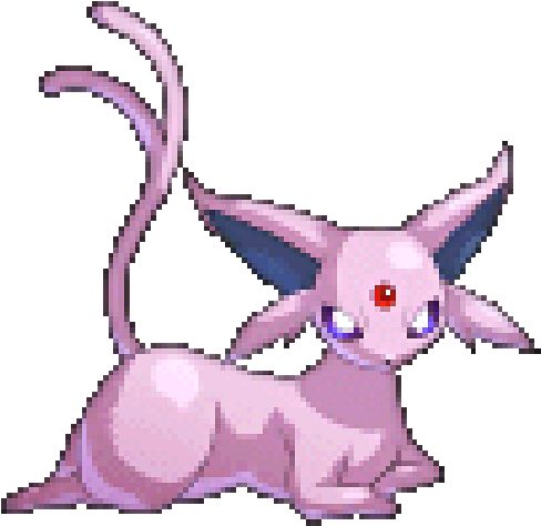 Espeon Pokemon Conquest (500x486), Png Download