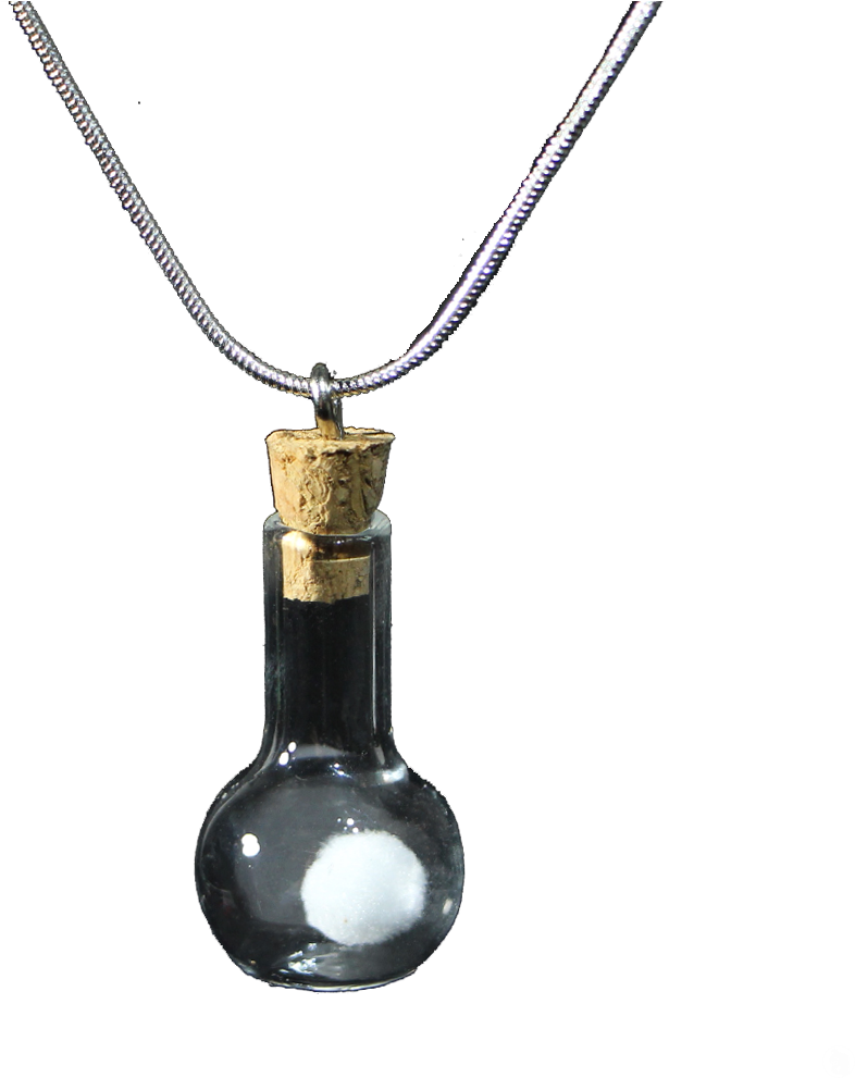 Orb In A Bottle Charm Necklace - Portable Network Graphics (1000x1000), Png Download