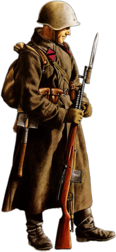 , Soviet Partisan - Uniforme Militar Ruso Segunda Guerra Mundial (382x831), Png Download