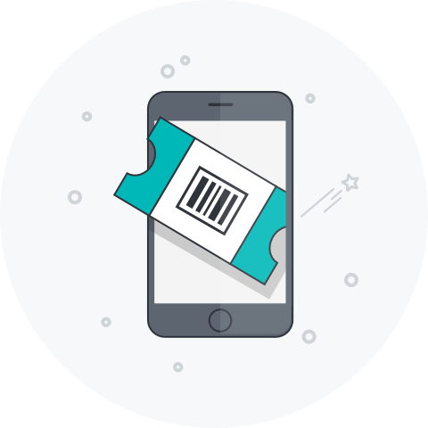 Mobile Ticketing - Png Mobile Ticketing Edit (480x480), Png Download