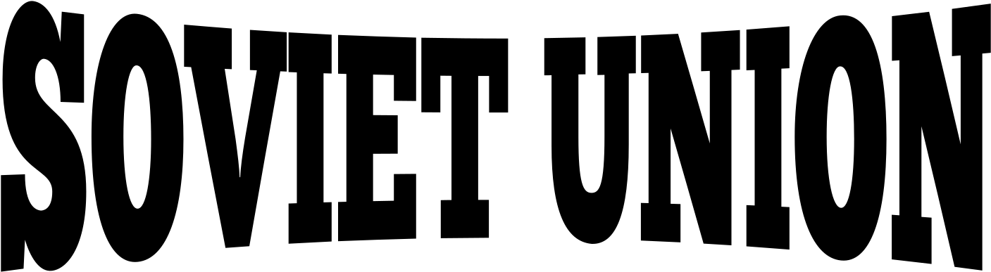 This Free Icons Png Design Of Lettering Soviet Union (2400x654), Png Download