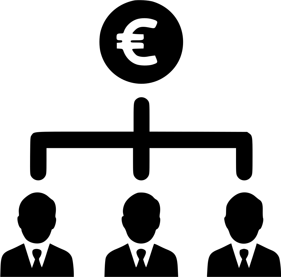 Euro Earnings Business Group People Businessmen Comments - Organization Chart Icon Png (981x970), Png Download