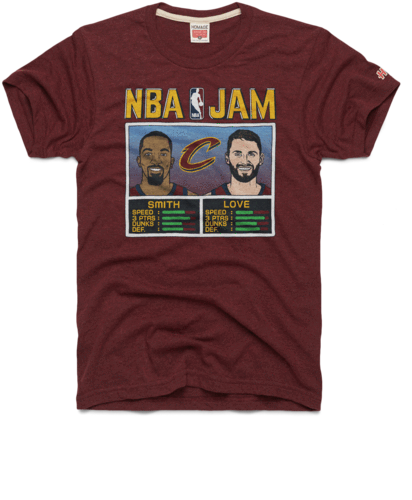 Nba Jam Cavs Smith And Love Cleveland Cavaliers Basketball - Shirt Celtics 33 (600x600), Png Download