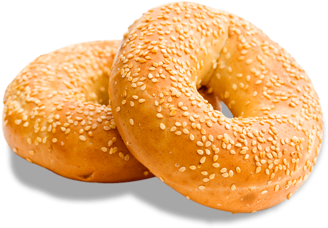 Featuring A Full Line Of Gourmet Bagels And Breads - Bagel (654x450), Png Download