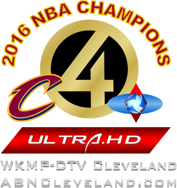 Wkmp Logo Cavs - Nba Cleveland Cavaliers 4 X 8 Set (576x612), Png Download