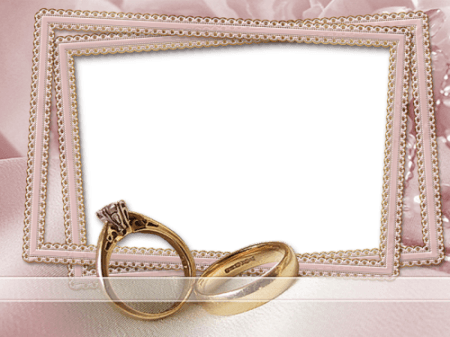 Molduras Para Fotos De Casamento - Wedding Frame (450x337), Png Download
