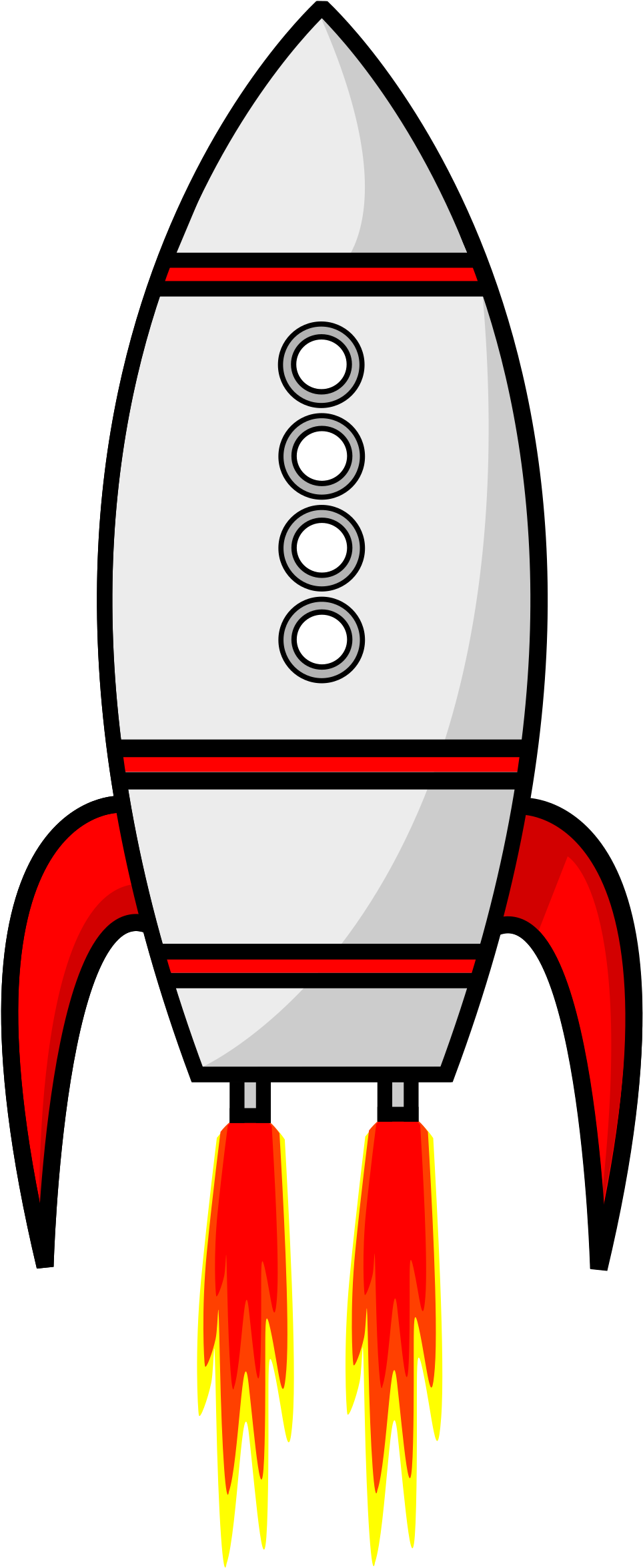 This Free Icons Png Design Of Cartoon Moon Rocket Remix (1013x2400), Png Download