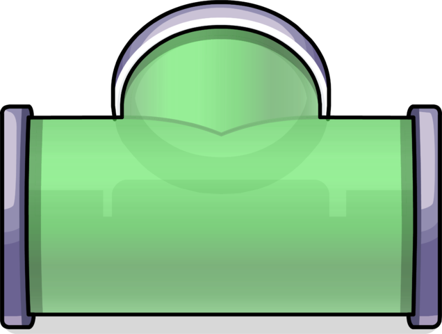 T-joint Puffle Tube Sprite 051 - Tunnel (636x480), Png Download