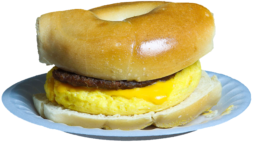 Eggwich - Bagel (1000x666), Png Download