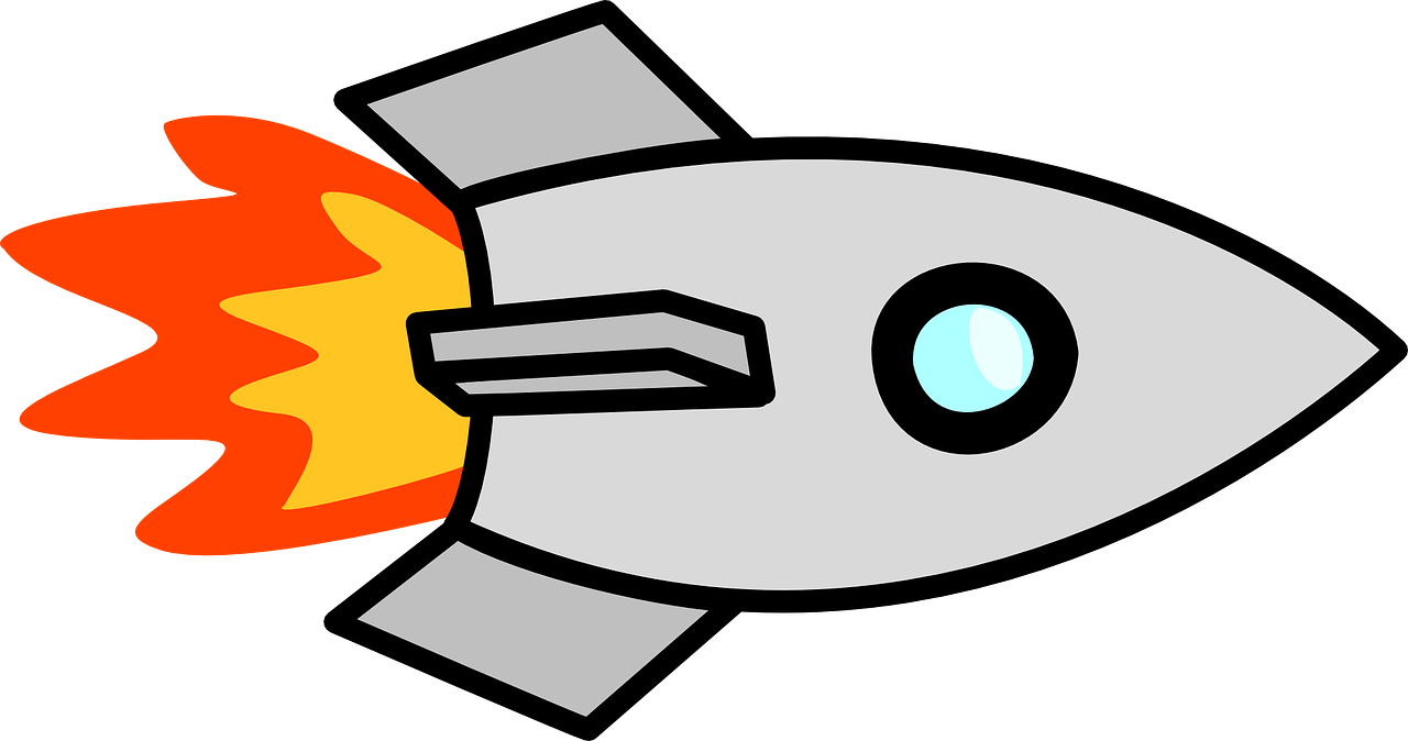 Rocket Launch Spaceship Technology Flight - Rocket Clip Art (645x340), Png Download