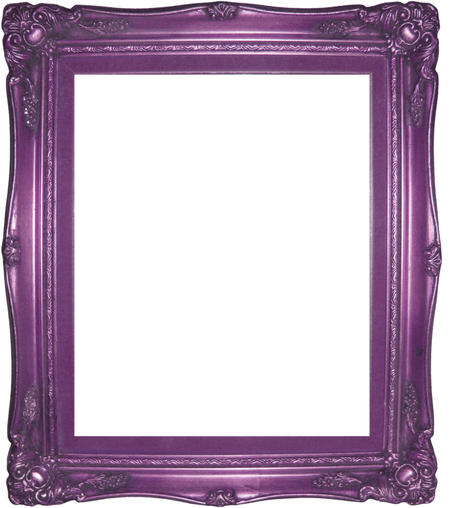 Purple Wooden Photo Frame Clipart Picture Frames Wood (900x1003), Png Download