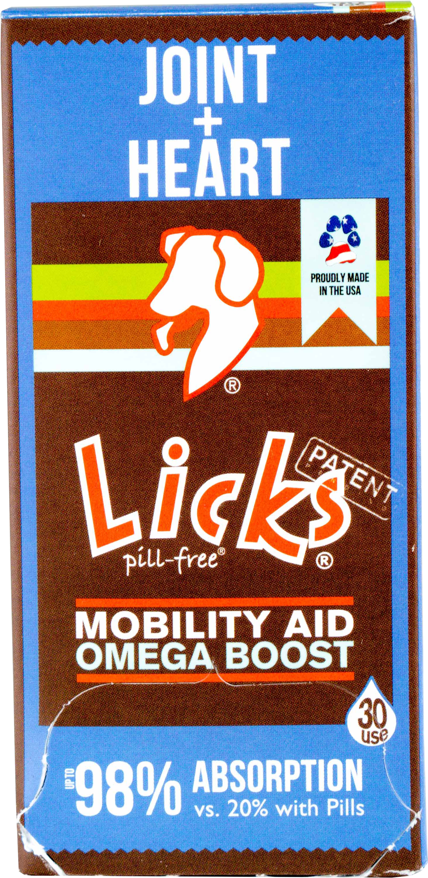Dog Joint Heart - Licks Pill-free Solutions Ljh30pk Joint Heart Mobility (3182x3182), Png Download