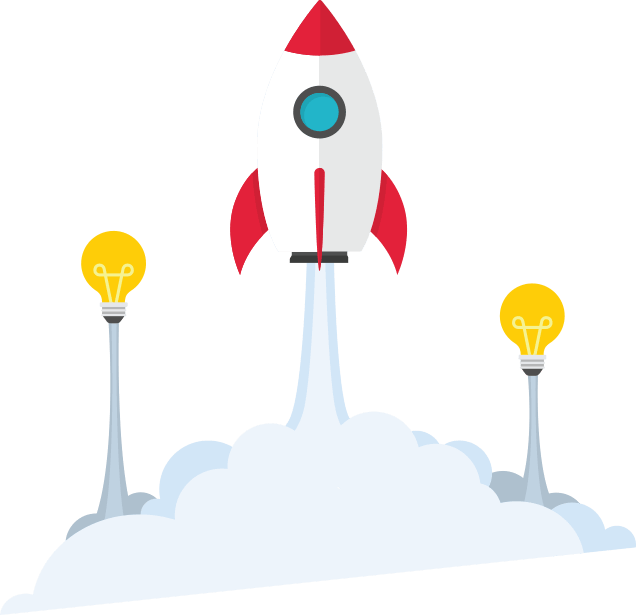 Skyrocket Your Business With Grow - Skyrocket Animated (636x615), Png Download