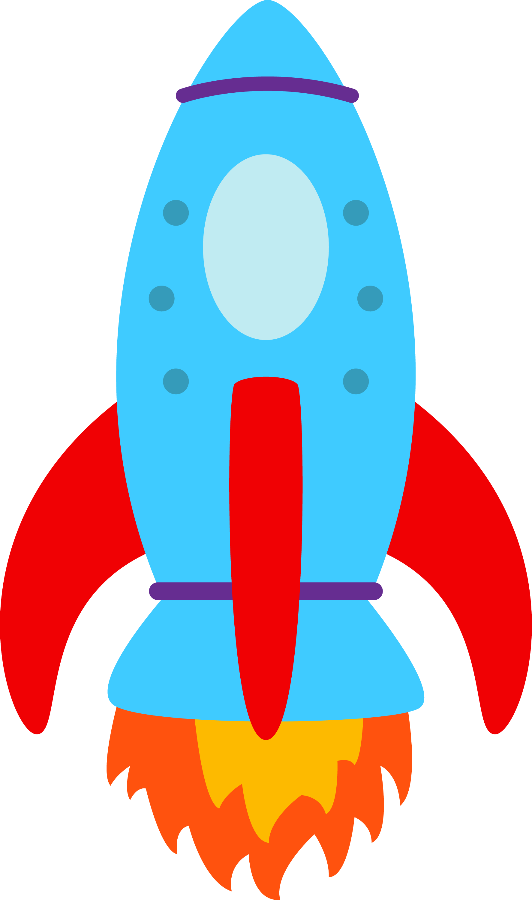 Meios De Transporte - Rocket Clipart (532x900), Png Download