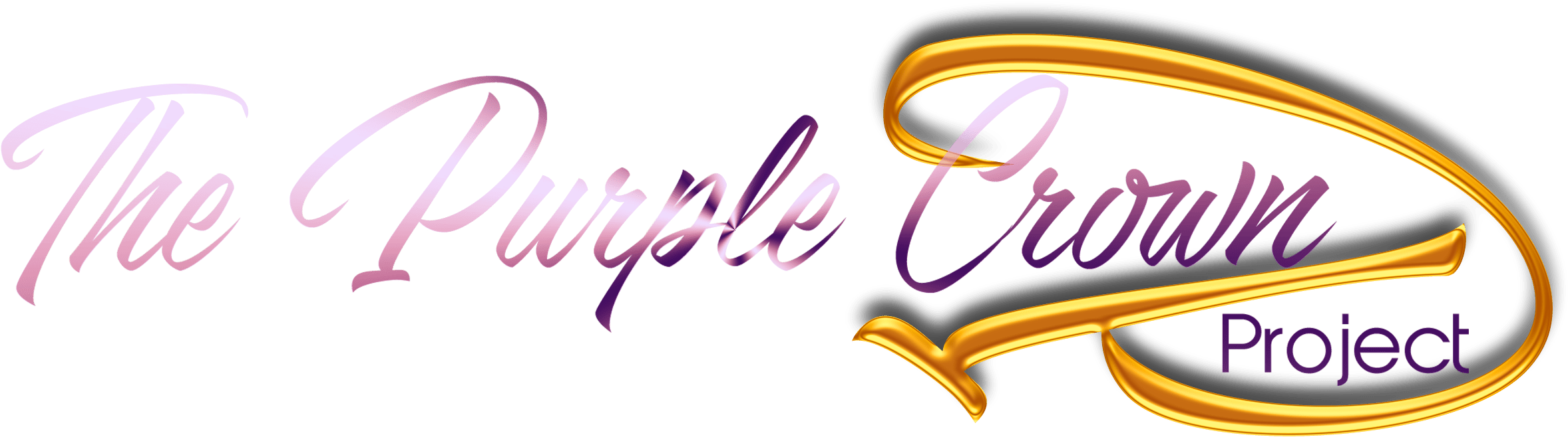 The Purple Crown Project - Gold (2400x885), Png Download