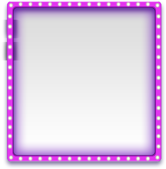 Mq Purple Frame Frames Border Borders - Simple Frame Border Clipart (539x548), Png Download