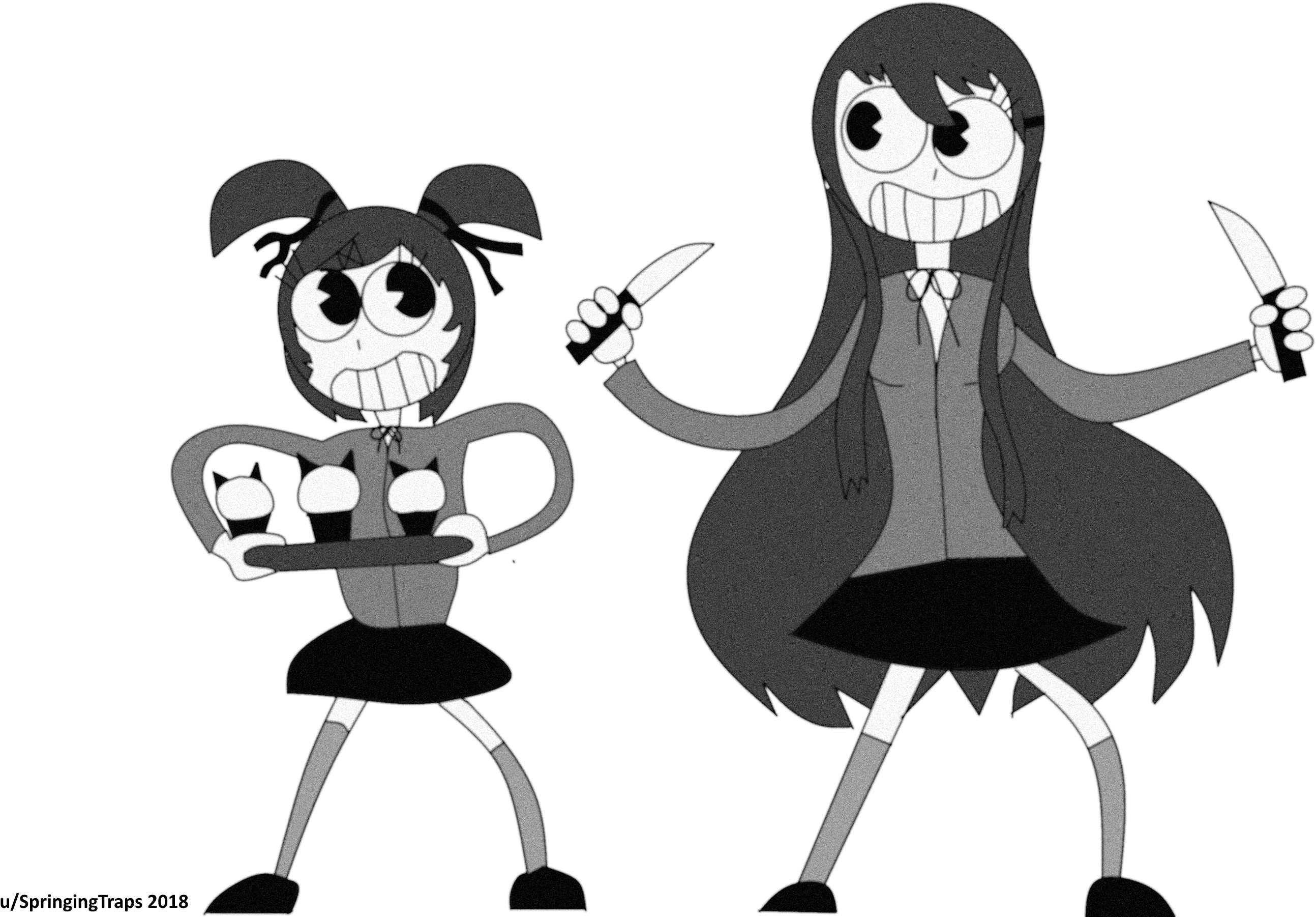 "golly Gee, Yuri I Sure Do Reckon It's A Swell Day - 1930s Cartoon Girl Oc (2667x1929), Png Download