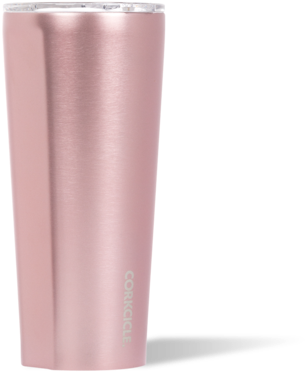 Metallic Tumbler- 24oz Rose Metallic - Corkcicle Tumbler (480x480), Png Download