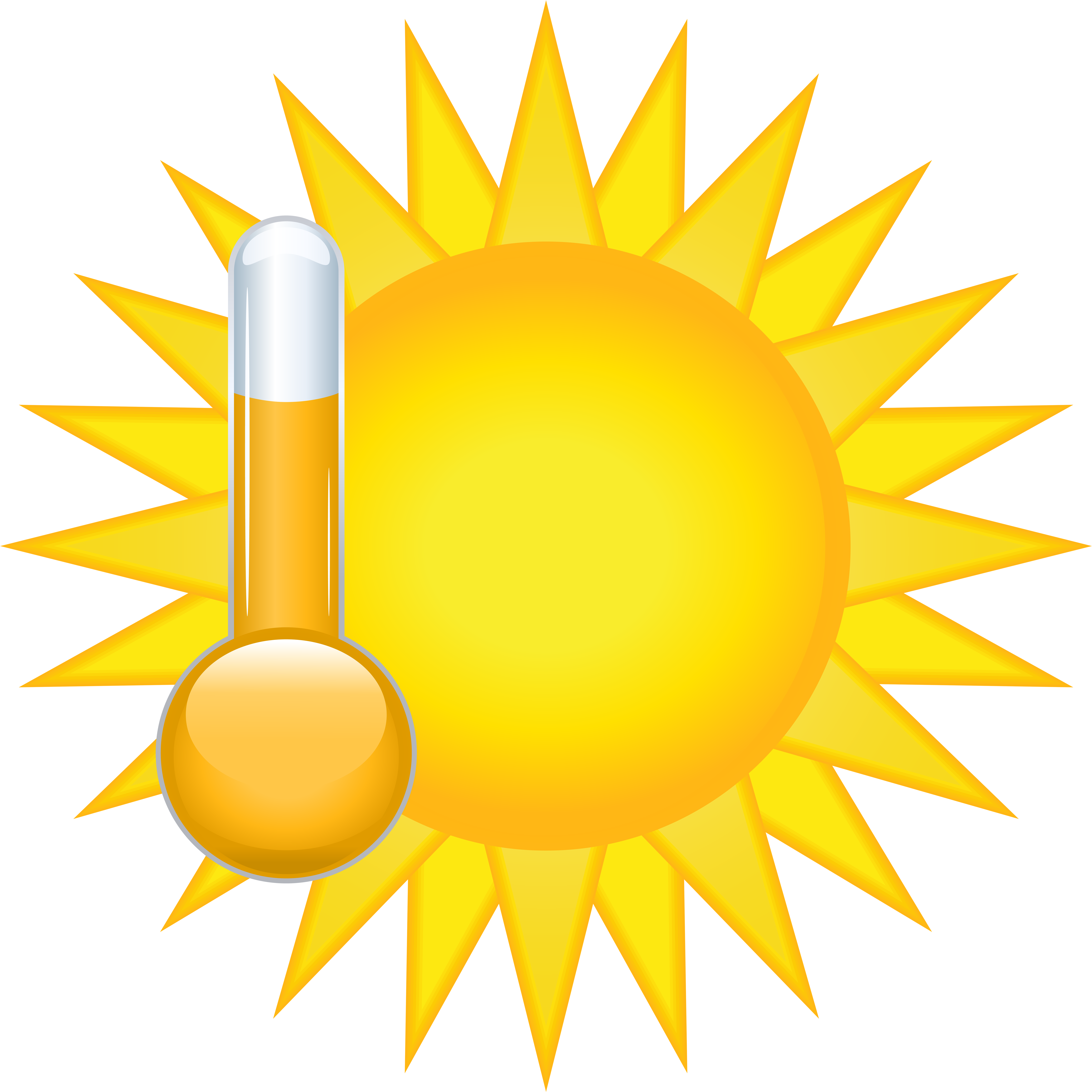 Sunny Weather Icon Png Clip Art (8000x8000), Png Download