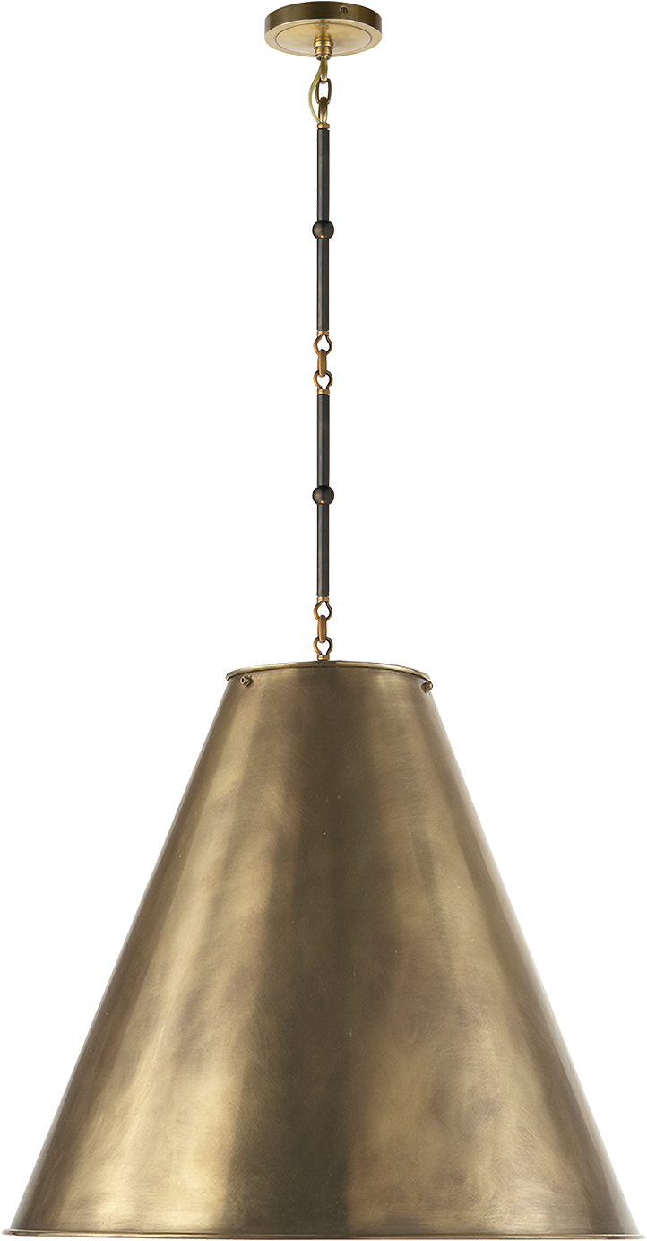 Goodman Pendant - Large Cone Pendant Light (1440x1440), Png Download