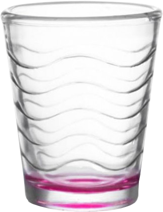 Custom - Barconic 1.75 Ounce Orange Wave Shot Glass - Box Of (500x500), Png Download