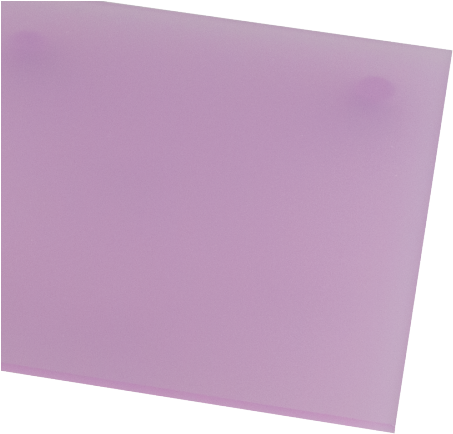 Rowmark Colorhues Wisteria 1/8" Translucent Engraving - Wisteria (500x588), Png Download