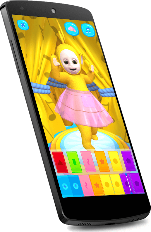 The Official Laa-laa App - Smartphone (516x790), Png Download