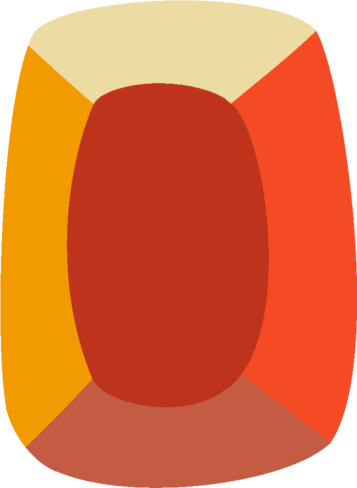 Hessonite Gemstone No Ring - Hessonite (820x1068), Png Download