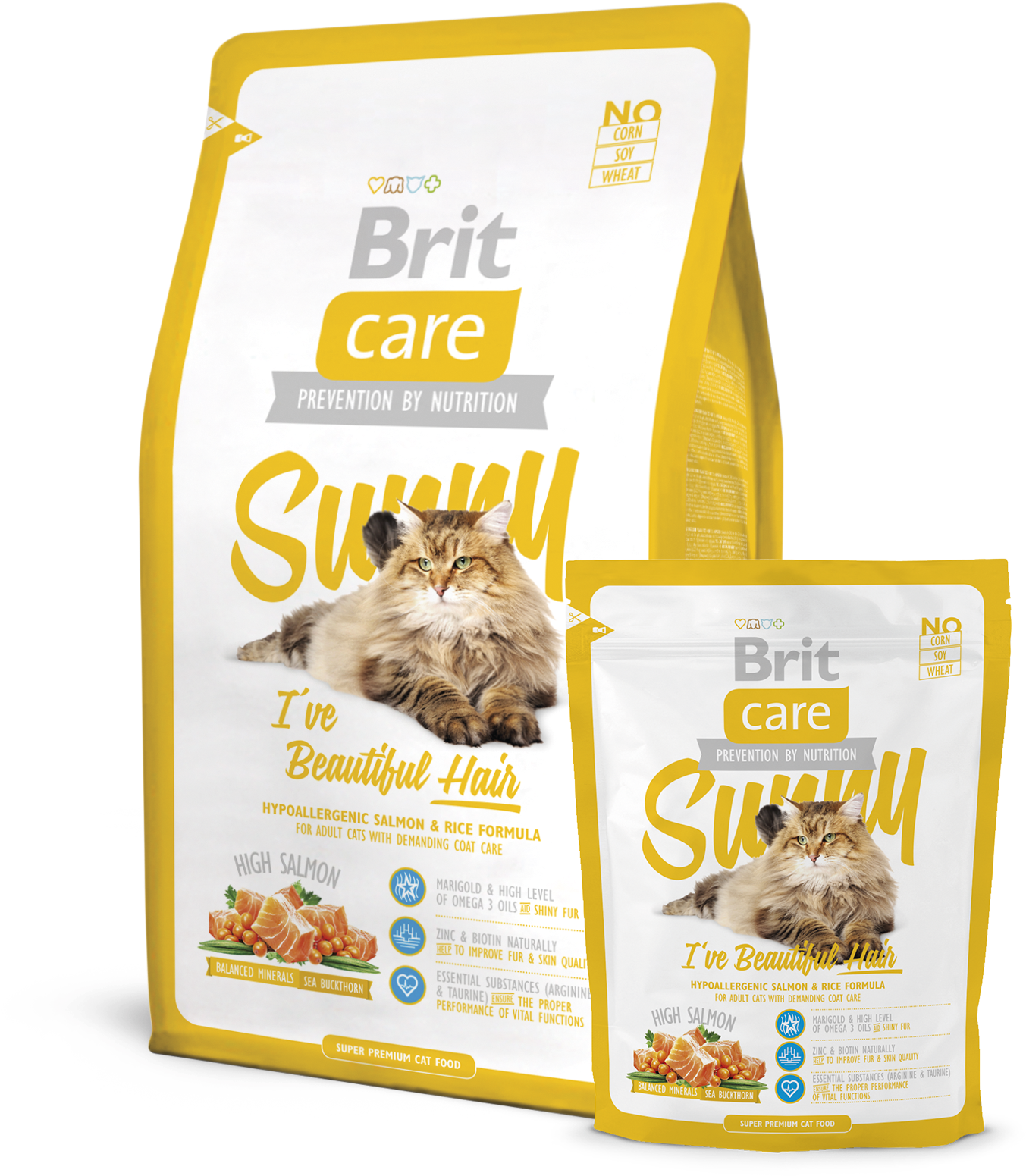 Brit Care Cat Sunny I've Beautiful Hair - Brit Care Cat Sunny (1595x2126), Png Download