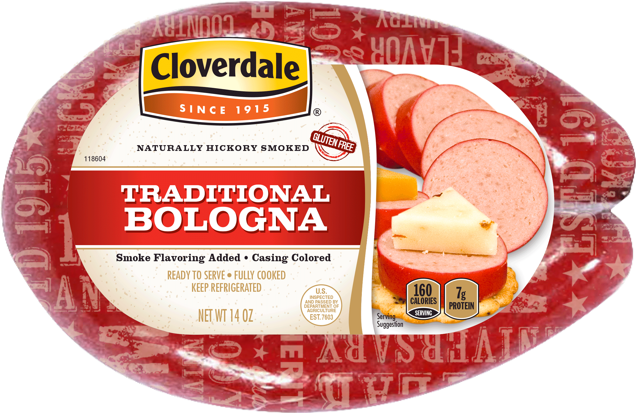 Ring Bologna - Cloverdale Foods Cloverdale Smoked Bratwurst 14 Oz (2268x1523), Png Download