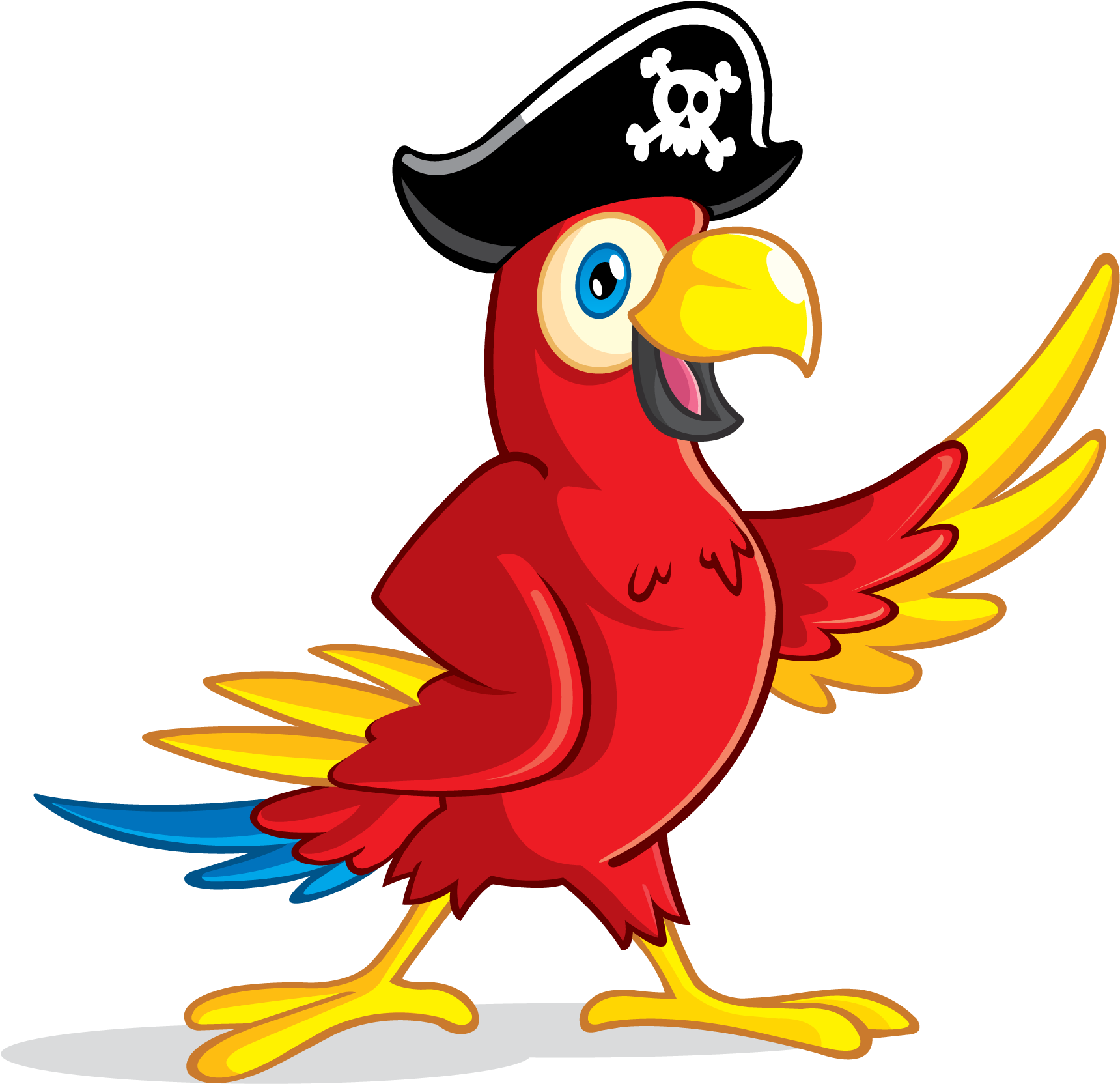 Pirate Png Transparent Image Mart - Pirate Parrot Png (1792x1736), Png Download