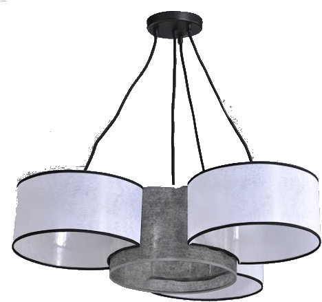 Bella Hanging Ceiling Light / Lamp - Lustr Na Tyči Bella 4xe27/60w/230v (479x479), Png Download