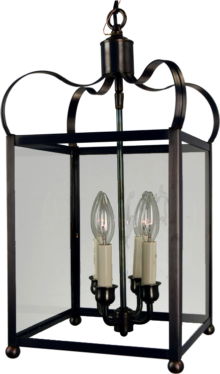 Adams Colonial Pendant Hanging Light - Light Fixture (500x750), Png Download