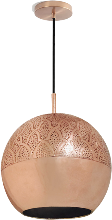 Nur Pendant Light - Dounia Home - Nur Pendant Light - Medium / 6 Inch, (600x800), Png Download